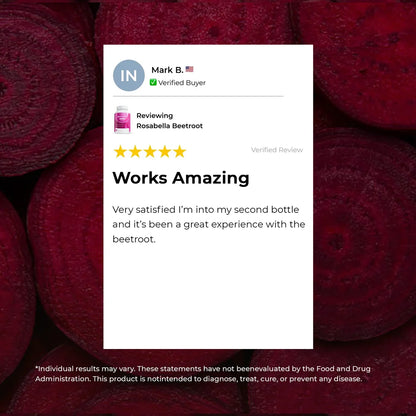 Rosabella Beetroot Capsules To Support Circulation And Vitality*